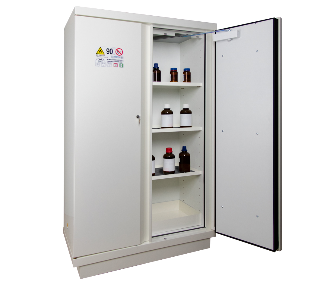 90 minutes flammable resistant security cabinets for flammables - on board transportation and maritime motions