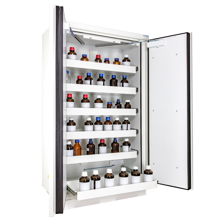 https://trionyx.fr/medias/catalogue/presentation/795+T6_ouverte_labo_tiroir.jpg EN 14470-1 safety cabinets Type 90 - for flammables - with drawers