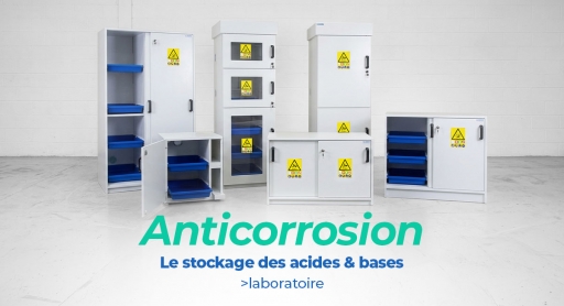 Acides & bases : nos armoires anticorrosion