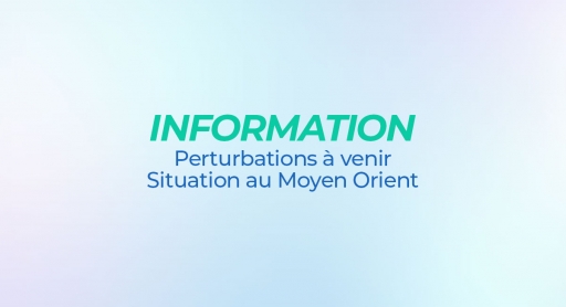 Information - Perturbations à venir